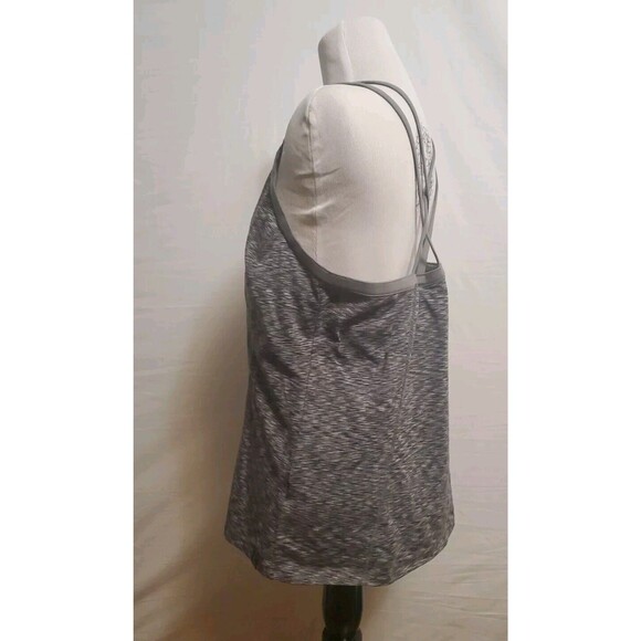 The North Face Flashdry Strappy Racerback Pullover Tank Top XLarge Heather Grey - Picture 4 of 7